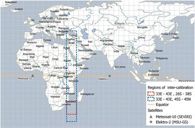 Inter-calibration of Infrared Channels of Geostationary Meteorological Satellite Imagers